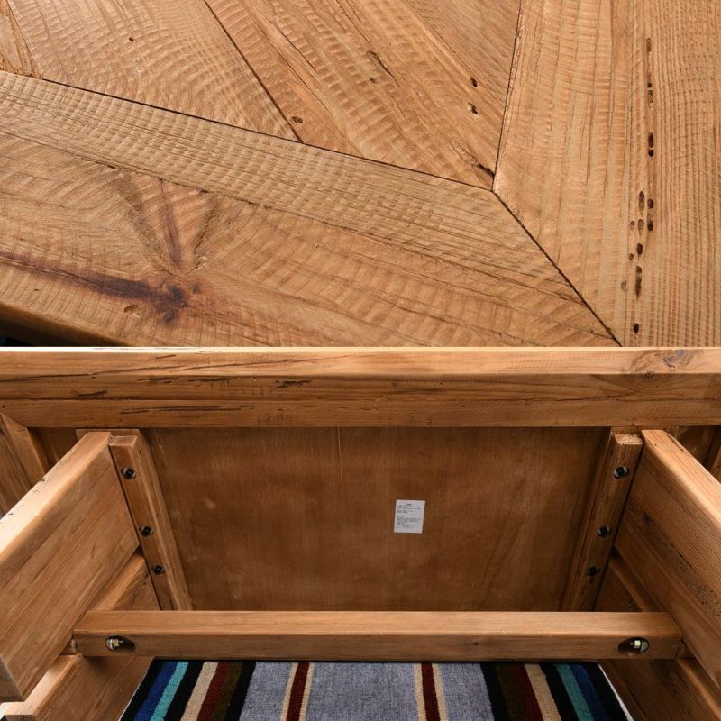 アルテ リビングテーブル WE-884 天然木 パイン古材 幅130cm | 西海岸風インテリア Costa Casa（コスタカーサ）
